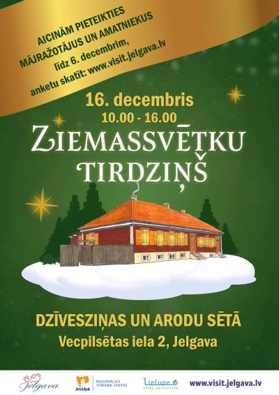 Aicinām mājražotājus un amatniekus pieteikties Ziemassvētku tirdziņam!