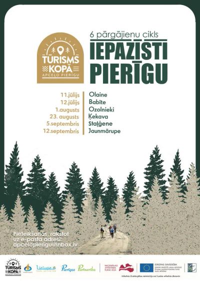 Iepazīsti Pierīgu, dodoties kādā no sešiem pārgājieniem!