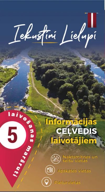 Izdots ceļvedis laivotājiem “Iekustini Lielupi”