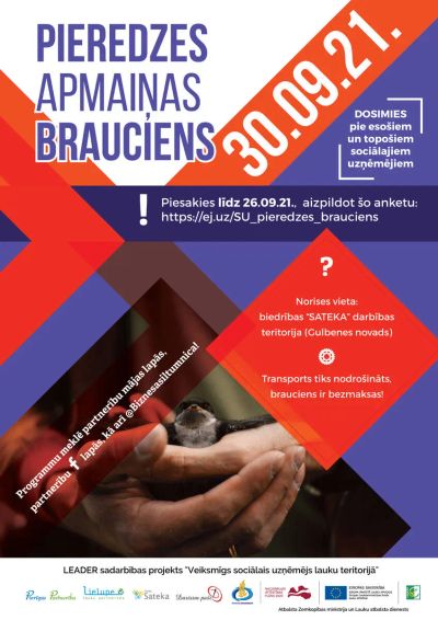 Pieredzes brauciens pie Gulbenes novada topošajiem un esošajiem sociālajiem uzņēmējiem un organizācijām, kas sniedz sociālos pakalpojumus