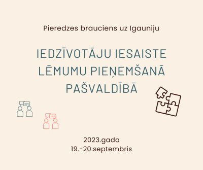 Aicinām doties pieredzes braucienā uz Igauniju!