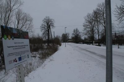 Apgaismojuma izbūve Vircavas pagasta Oglaines ciemā