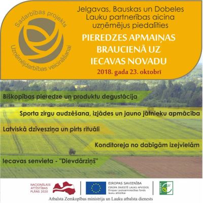 Dodies pieredzes apmaiņas braucienā uz Iecavas novadu 23. oktobrī