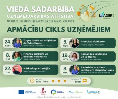 Aicinām uz bezmaksas tiešsaistes apmācību ciklu uzņēmumu konkurētspējas un eksportspējas veicināšanai