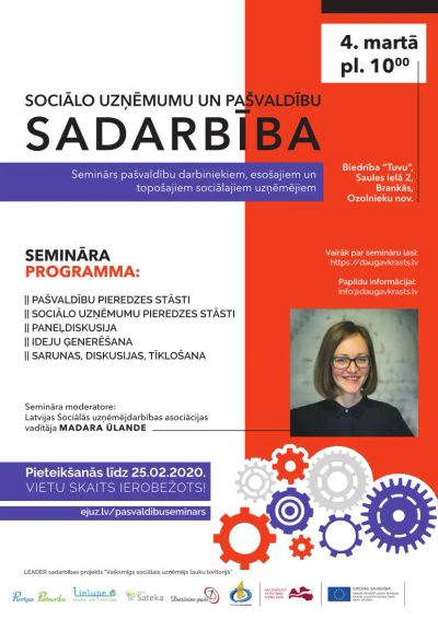 Seminārs “Sociālo uzņēmumu un pašvaldību sadarbība”