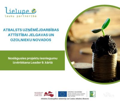 Noslēgusies Jelgavas un Ozolnieku novadu sabiedrības virzītas vietējās attīstības stratēģijas ieviešanas 9. kārtas projektu iesniegumu izvērtēšana