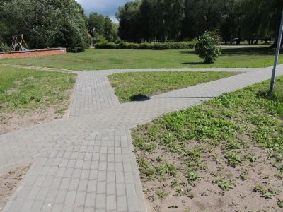 Projekts „Gājēju ietvju labiekārtošana Nākotnes ciemā”