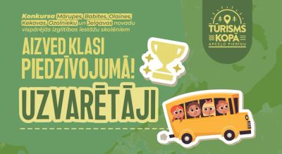 Noskaidroti skolēnu konkursa „Aizved klasi piedzīvojumā!” uzvarētāji