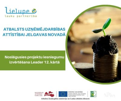 Noslēgusies Jelgavas novada sabiedrības virzītas vietējās attīstības stratēģijas ieviešanas 12. kārtas projektu iesniegumu izvērtēšana