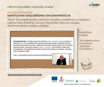 Novadpētniecības jautājumi agrāk un tagad