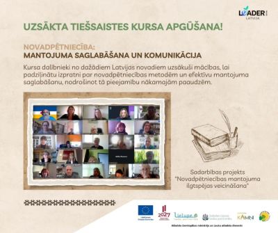 Uzsāktas apmācības novadpētniecībā: “Mantojuma saglabāšana un komunikācija”