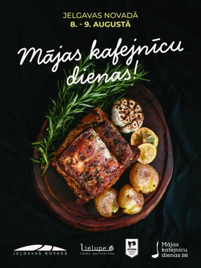 Jelgavas novads gatavojas garšu ceļojumam – Mājas kafejnīcu dienas 2026