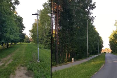 Ozolnieku Veselības takai piegulošās teritorijas labiekārtošana