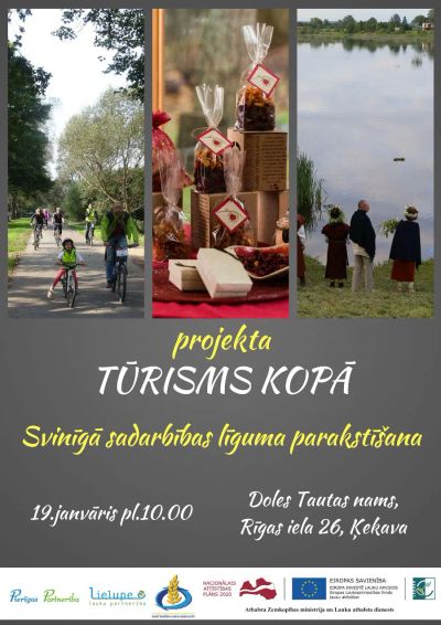 “Tūrisms kopā” iekustinās Pierīgu