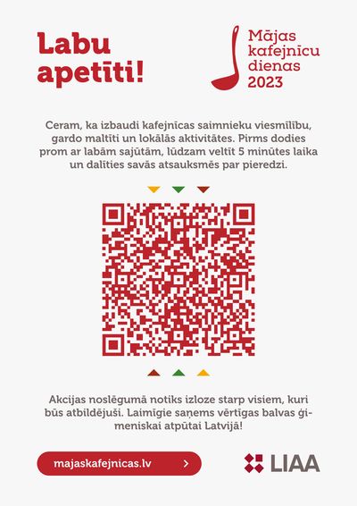 Baudi Māju kafejnīcu dienas šajā nedēļas nogalē