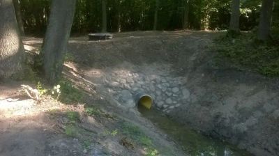 Elejas parka labiekārtošana veicot dīķa atjaunošanas darbus